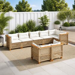 8-Piece Outdoor Garden Sofa Set for Relaxation
