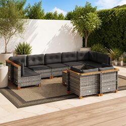 10-Piece Garden Sofa Set: Stylish and Functional