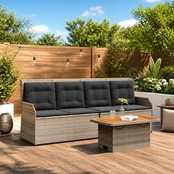 Your New Favorite 3 Piece Garden Lounge Set in Grey