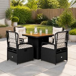 5-Piece Outdoor Furniture Set with Cushions