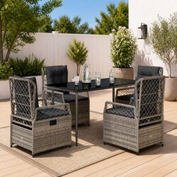 5 Piece Outdoor Dining Set with Easy Maintenance