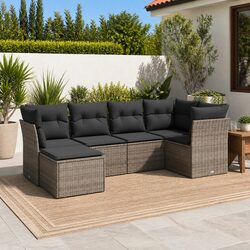 6-Piece Garden Sofa Set for Outdoor Relaxation