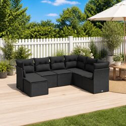 7 Piece Sofa Set for Outdoor Spaces
