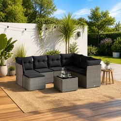 8 Piece Garden Sofa Set - Stylish and Durable Design