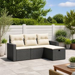 Compact 4-Piece Outdoor Sofa Set for Relaxation