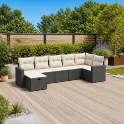 7 Piece Garden Sofa Set for Outdoor Relaxation