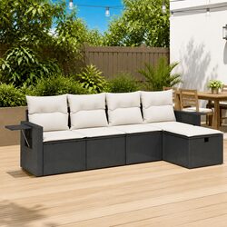 5 Piece Outdoor Sofa Set with Cushions