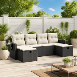 Compact and Stylish 6-Piece Outdoor Sofa Set