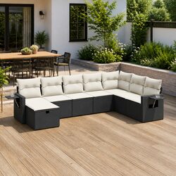 Efficient 8 Piece Modular Garden Sofa Set
