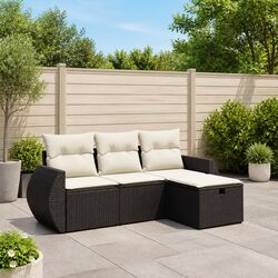 4 Piece Garden Sofa Set