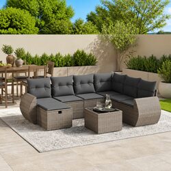 8-Piece Garden Sofa Set: Your Comfortable Outdoor Solution