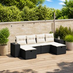 Your Ideal 6 Piece Outdoor Sofa Set with Cozy Cushions