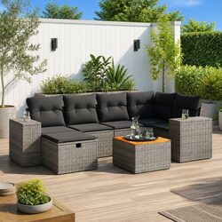 7-Piece Garden Sofa Set for Outdoor Comfort