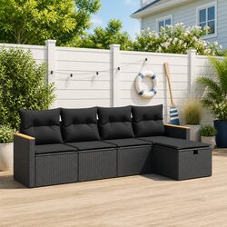 Stylish 5-Piece Garden Sofa Set for Outdoor Living