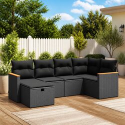 6 Piece Outdoor Sofa Set