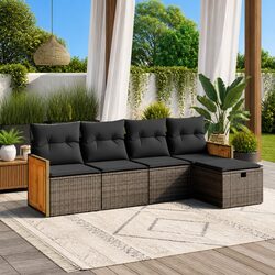 5-Piece Outdoor Sofa Set with Cushions: Quality You Can Trust