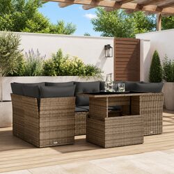 Compact and Stylish 7 Piece Garden Sofa Set