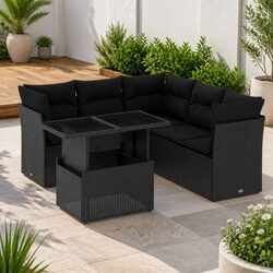 6 Piece Garden Sofa Set: Quality Outdoor Furniture