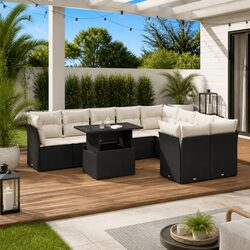 10-Piece Garden Sofa Set