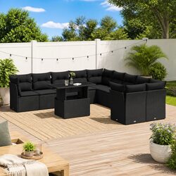 Compact and Stylish 11-Piece Garden Sofa Set