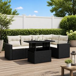 6-Piece Garden Sofa Set: Smart Design and Comfort