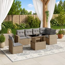7 Piece Garden Sofa Set: Outdoor Comfort Made Simple