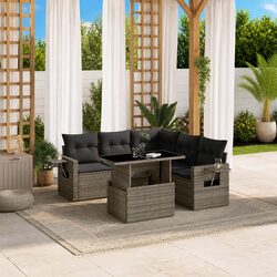 Efficient and Stylish 6-Piece Rattan Sofa Set