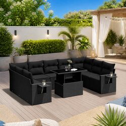 10 Piece Outdoor Sofa Set for Relaxation