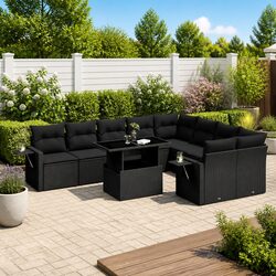 10-Piece Garden Sofa Set