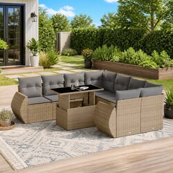 9-Piece Garden Sofa Set