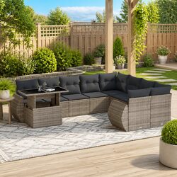 Compact and Stylish 10 Piece Garden Sofa Set
