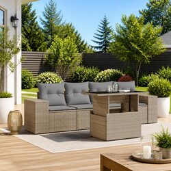 5 Piece Garden Sofa Set: Stylish and Functional Outdoor Furniture