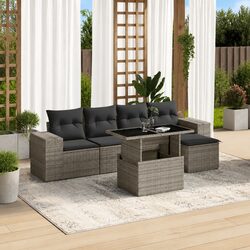 6-Piece Garden Sofa Set
