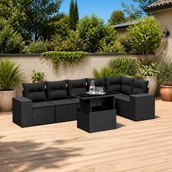 7 Piece Garden Sofa Set