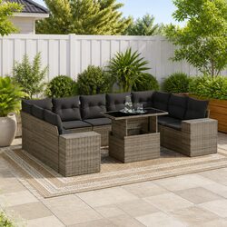 10-Piece Garden Sofa Set - Stylish and Functional