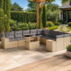 11-Piece Garden Sofa Set for Relaxed Outdoor Living