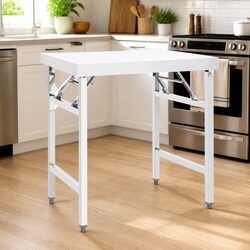 Stainless Steel Folding Work Table for Food Service Needs