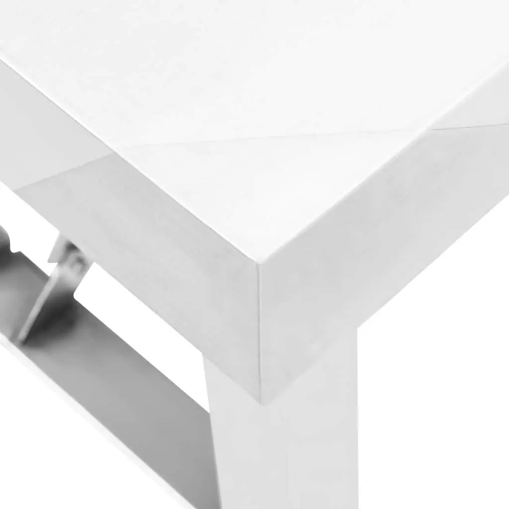 Foldable Stainless Steel Work Table 120x60x80cm Reinforced Tabletop for Commercial Kitchen Prep