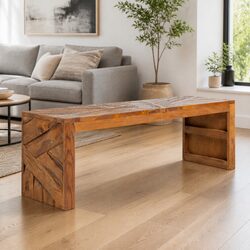 TV Stand 110x60x38 cm Solid Teak Wood Brown Living Room Sideboard Lowboard