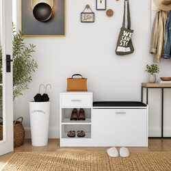 Compact and Reliable Shoe Storage Bench Solution