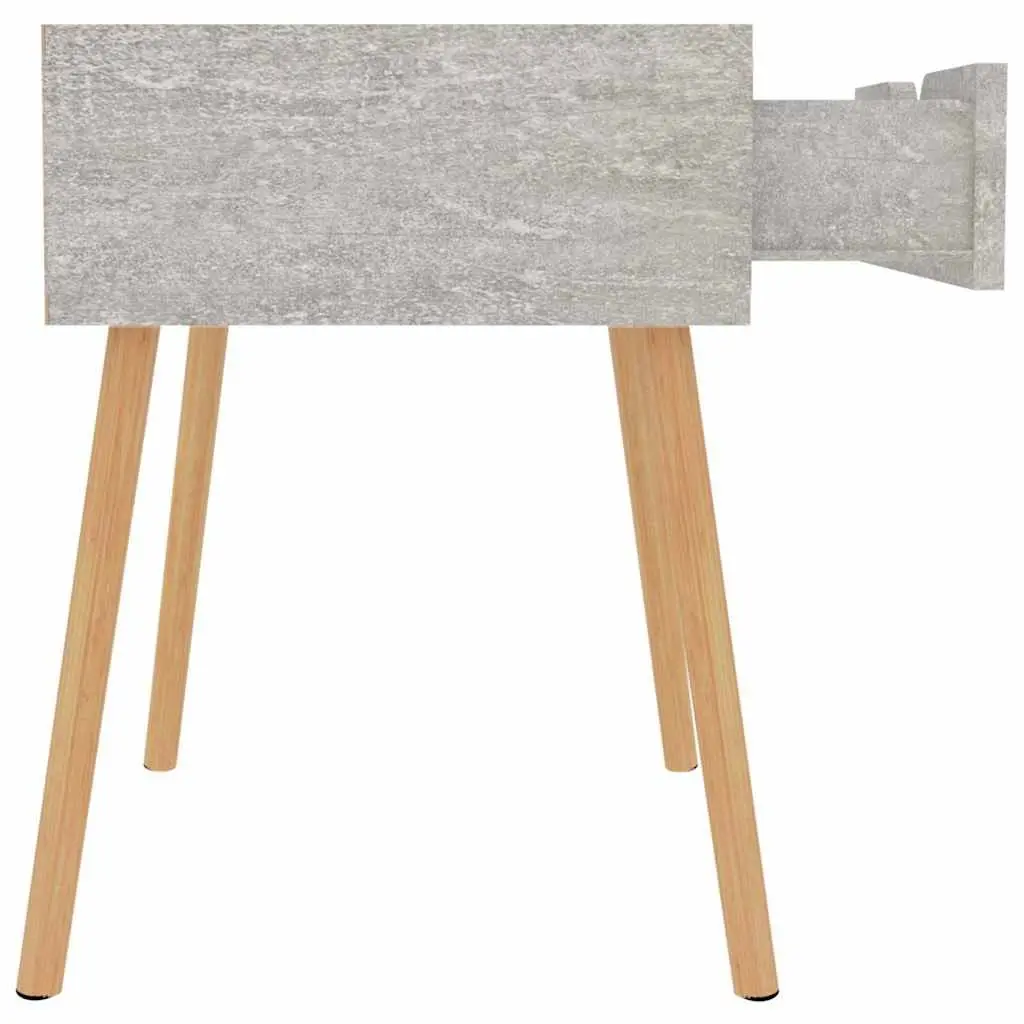 Bedside Cabinets Grey 40x40x56 cm Engineered Wood Nightstand Set of 2