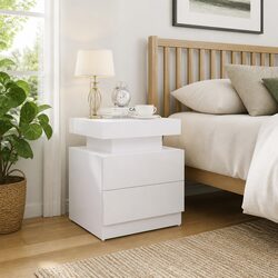 Concise Nightstand with Ample Storage Space