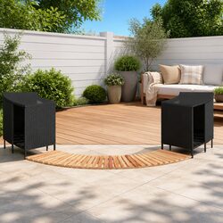 Compact Hot Tub Surround Step with Storage Features