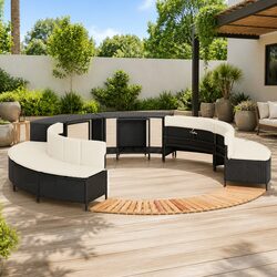 Compact Hot Tub Surround with Storage Bench for Outdoor Use