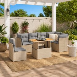 7 Piece Outdoor Sofa Set