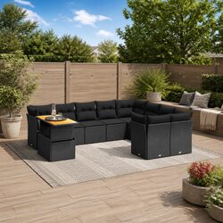 Modular 10 Piece Outdoor Sofa Set
