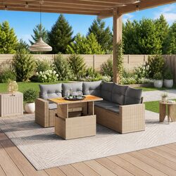 6-Piece Garden Sofa Set: Simple and Stylish