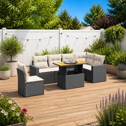 Concise Overview of the 7 Piece Garden Sofa Set