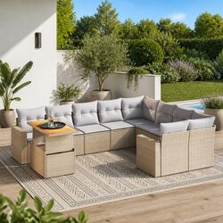 10 Piece Outdoor Sofa Set