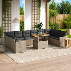 Concise Overview of 11 Piece Grey Garden Sofa Set
